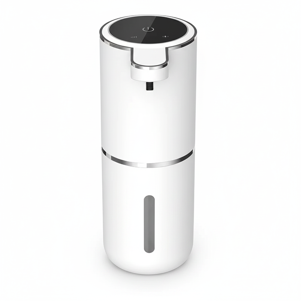 Automatic Touchless Foam Soap Dispenser – Front View White Background