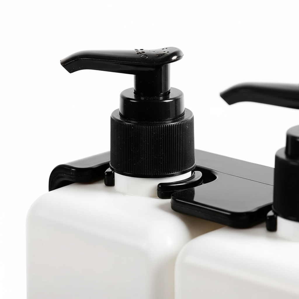 Soap Dispenser Pump Close-Up Detail