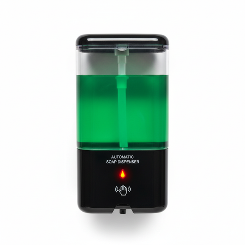 Wall-Mounted Automatic Soap Dispenser – Front View White Background
